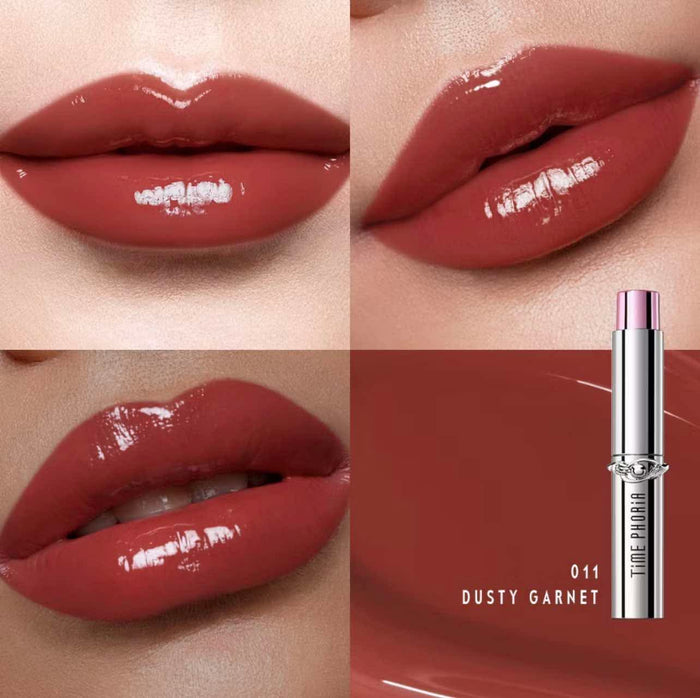 Timephoria Spectra Ultra Stay-Shine Transfer Proof Lip Vinyl أحمر شفاه تيمفوريا سبكترا ألترا ستاي-شاين المقاوم للانتقال - Princess Cosmetics Qatar