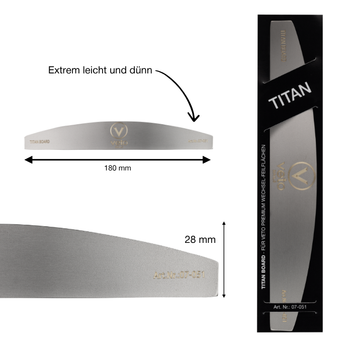 TITANBOARD FÜR WECHSELFEILEN PREMIUM