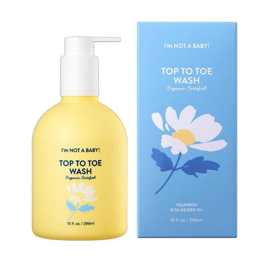 TOP TO TOE WASH ORGANIC CERTIFIED - Gel De Dus Si Sampon 2 In 1 Organic, Pentru Copii - skinseen.ro