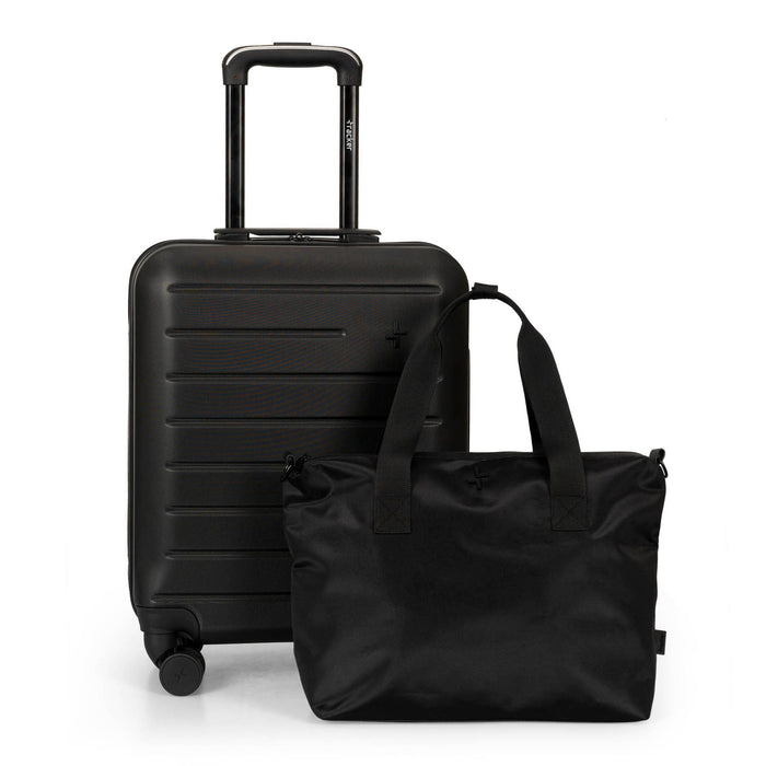 Tracker Uptown Hardside 20.5" Carry-On and Tote Bag Set - Bentley