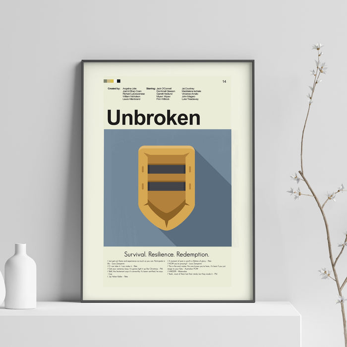 Unbroken Mid-Century Modern Print | 12"x18" or 18"x24" Print only