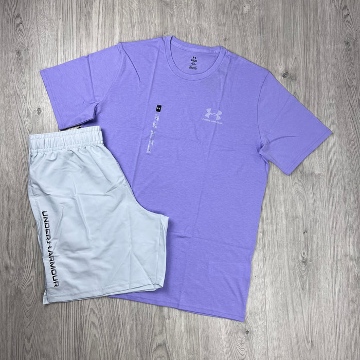Under Armour Set - Lilac/Halo Grey
