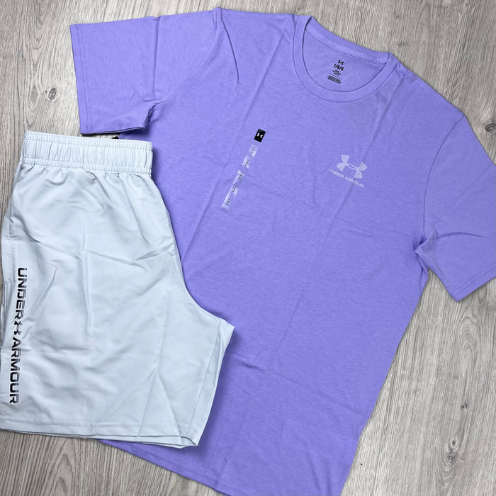 Under Armour Set - Lilac/Halo Grey