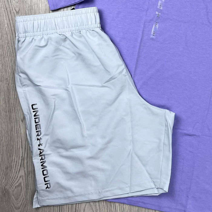 Under Armour Set - Lilac/Halo Grey
