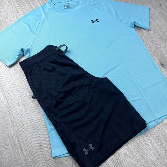 Under Armour Textured Set - Blue/Black
