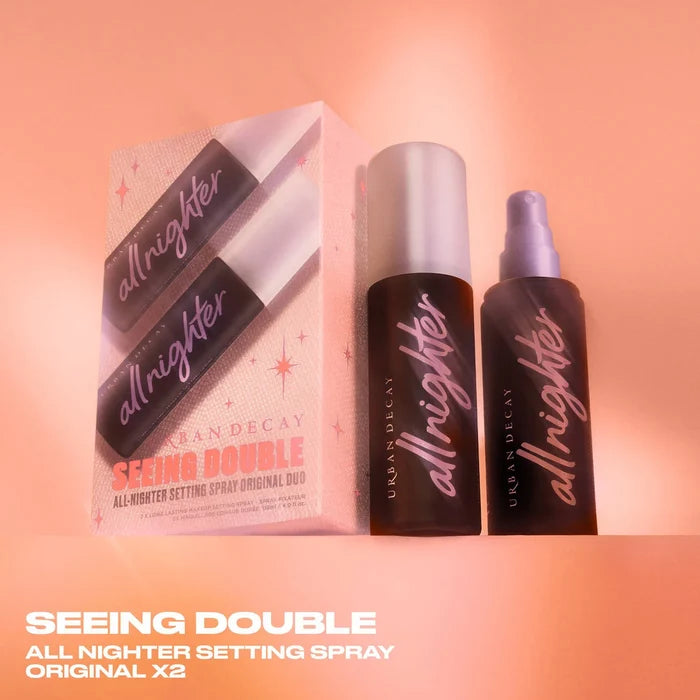 URBAN DECAY Seeing Double All Nighter Setting Spray Original Duo بكج سبريه مزدوج من اربندكاي