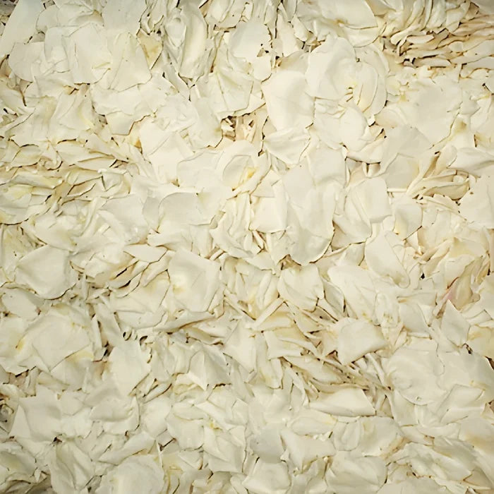 White Dried Wedding Rose Petals
