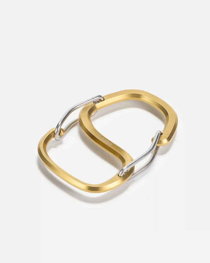 Vapor Brass Coach Whip Carabiner