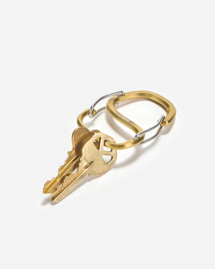 Vapor Brass Coach Whip Carabiner