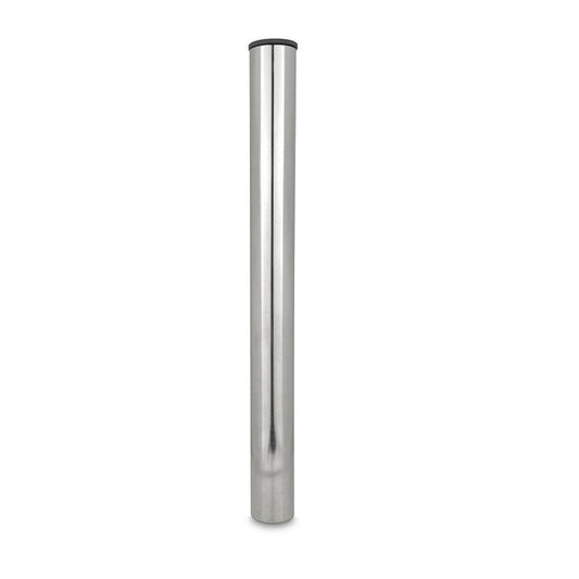 Vertical Post for Boom Stand, 1.46 inch (37.2mm) Diameter, 15-1/8 inch (384mm) Length, SKU ST02051101-0002, three quarter front view