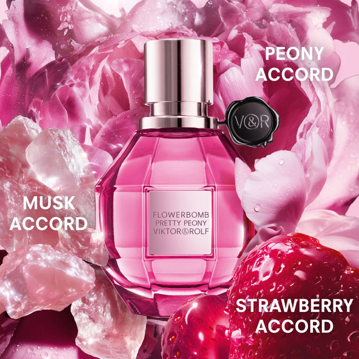 Viktor & Rolf FlowerBomb Pretty Peony Eau De Parfum 50ml Spray