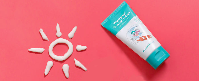 VILLAGE 11 FACTORY Waterproof Cica Sun Lotion لوشن واقي الشمس بالسيكا