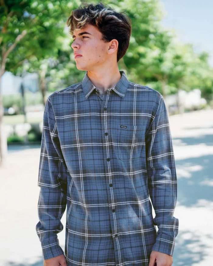 VOLCOM CADEN PLAID LONG SLEEVE