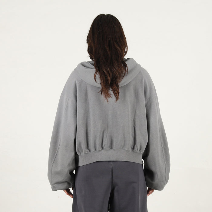 W' Nike NRG Studio Fleece Hood - Cool Grey