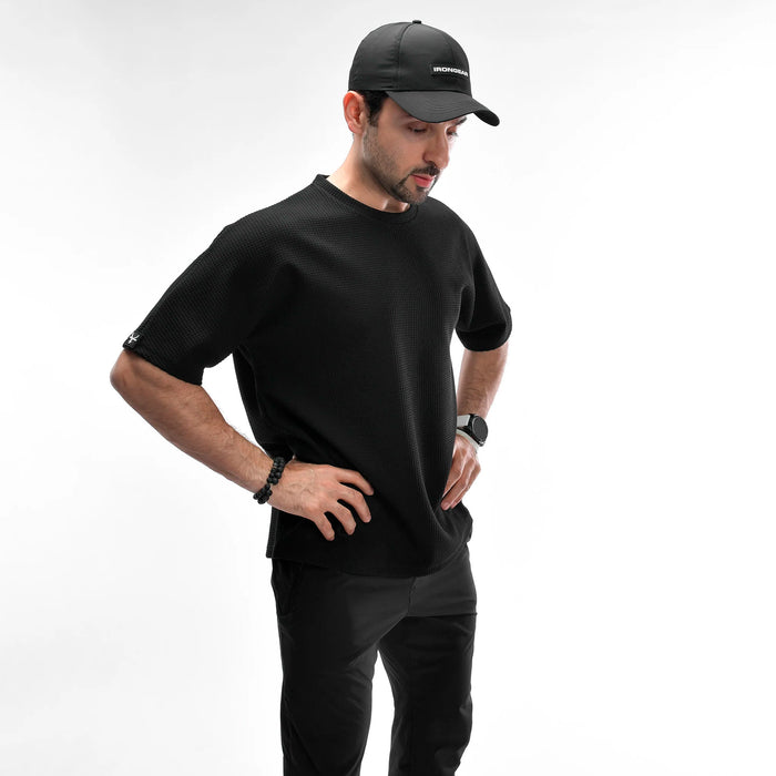 Waffle Oversized Tee - IRONGEAR Fitness