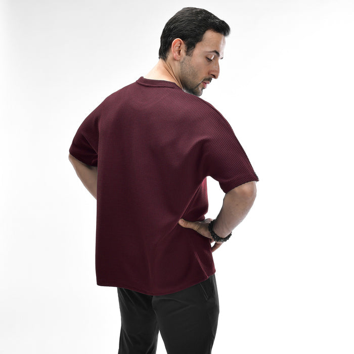 Waffle Oversized Tee - IRONGEAR Fitness