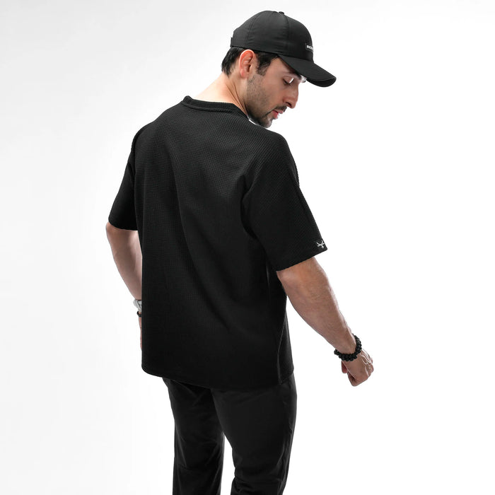 Waffle Oversized Tee - IRONGEAR Fitness