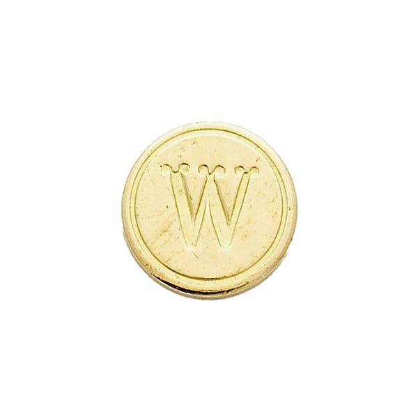 Brass Stamp - Letter W