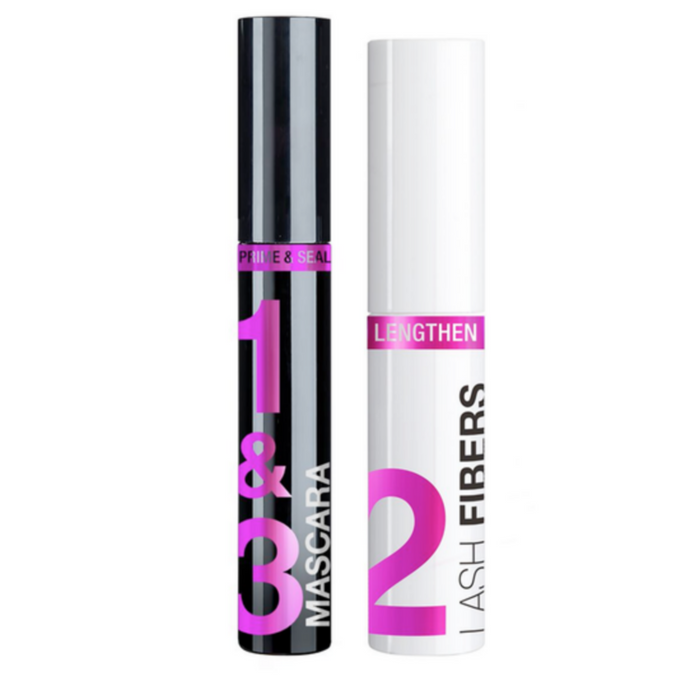 WET N WILD Lash O Matic Maskara + Fiber Extension Kit مجموعة الرموش(الياف+ ماسكارا)