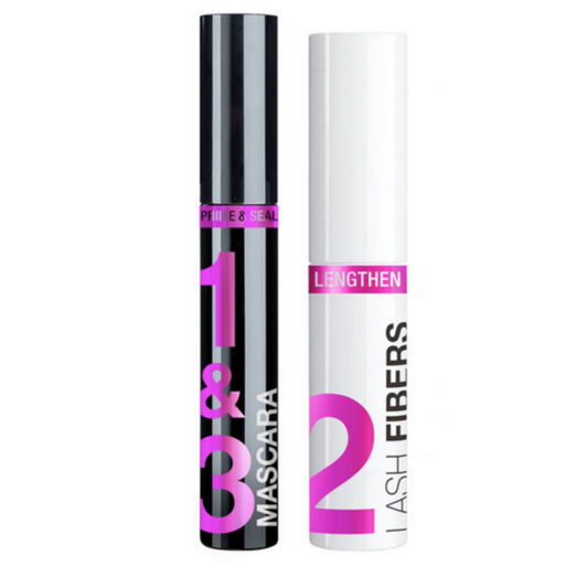WET N WILD Lash O Matic Maskara + Fiber Extension Kit مجموعة الرموش(الياف+ ماسكارا)