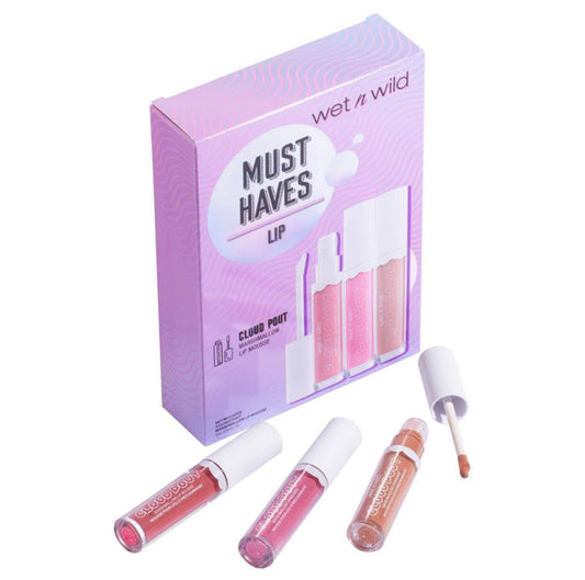 WET N WILD Must Have Lip مجموعة أحمر الشفاه الاساسية