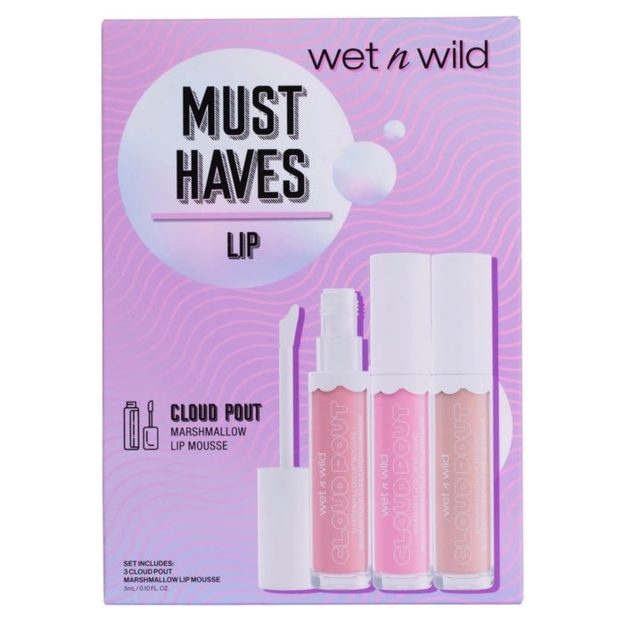 WET N WILD Must Have Lip مجموعة أحمر الشفاه الاساسية