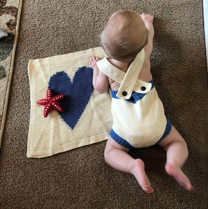 Whale Knitted Romper
