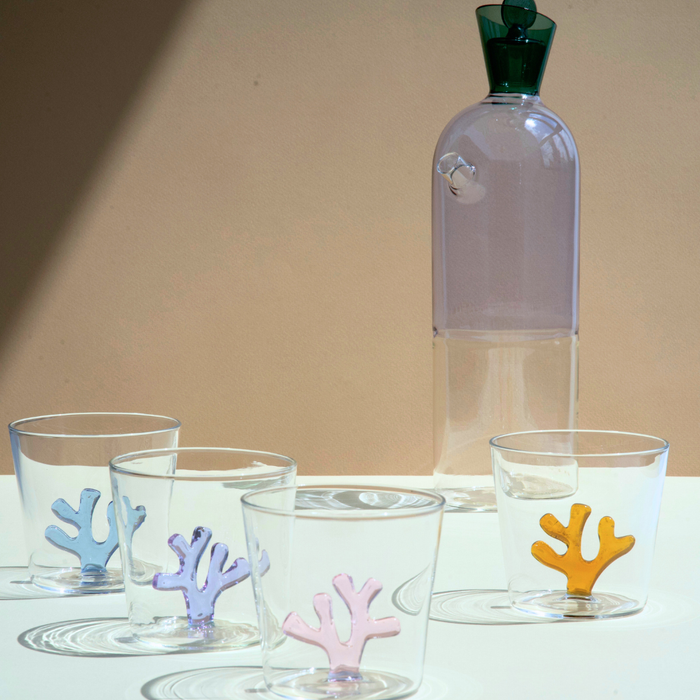Whimsical Tumbler Glasses Set of 4