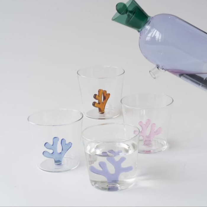 Whimsical Tumbler Glasses Set of 4