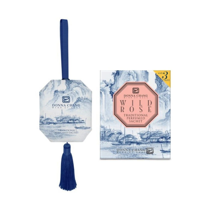DONNA CHANG Wild Rose Perfumed Sachet 63g (with 3ml refill) | Isetan KL Online Store
