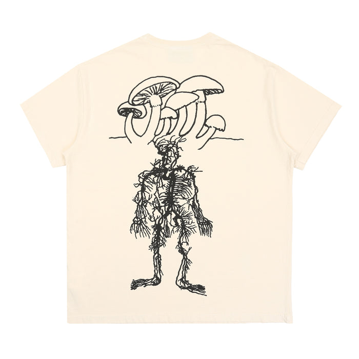 Wood Wide Web T-Shirt - Cream