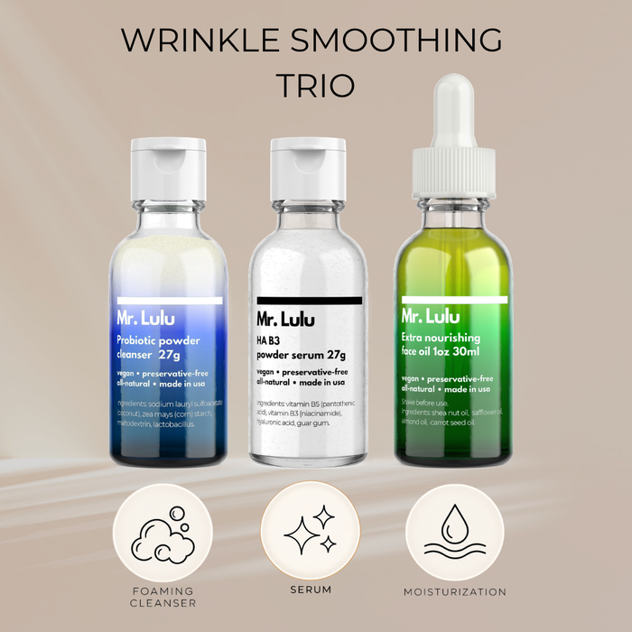 Wrinkle Smoothing Trio -
