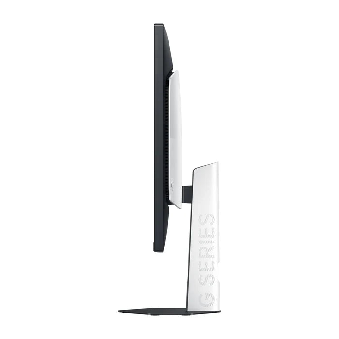 Zijkant van de Xiaomi 2K Gaming Monitor G27Qi 2026, met de dunne behuizing en de witte voet