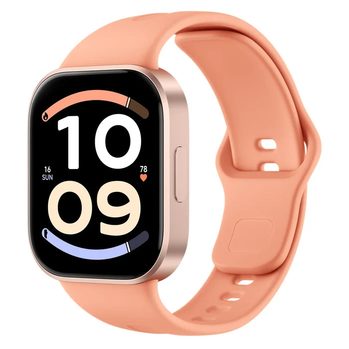 Xiaomi Redmi Watch 6 Active in Sunset Orange schuin van links