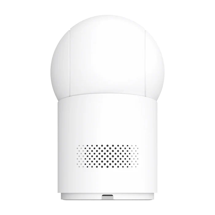 Achterkant van de Xiaomi Smart Camera C701 Pro met het speakerrooster