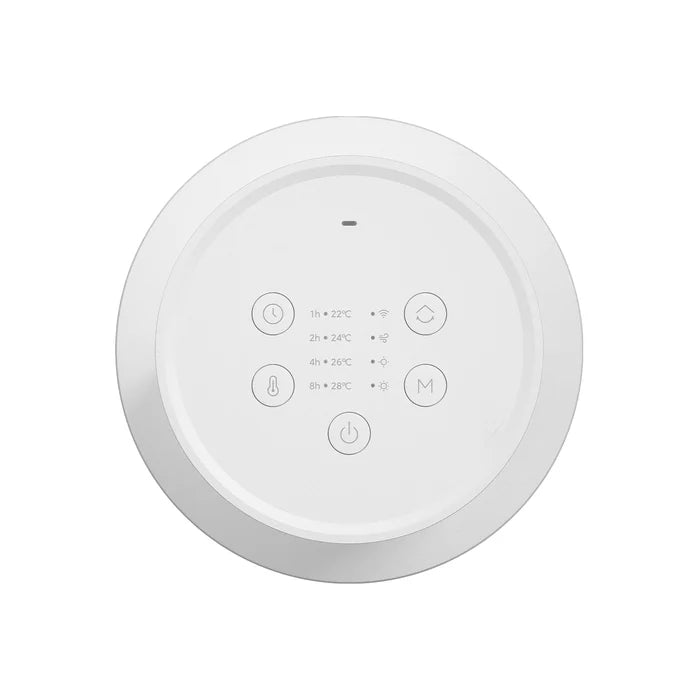 Bedieningspaneel op de bovenkant van de Xiaomi Smart Graphene Heater
