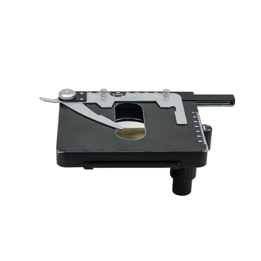 XY Mechanical Stage, SKU BM13020202-0001, three quarter front view