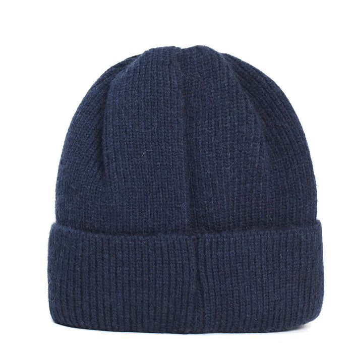 Yvette subtle shine cozy knit beanie with beaded details shown in neutral tones