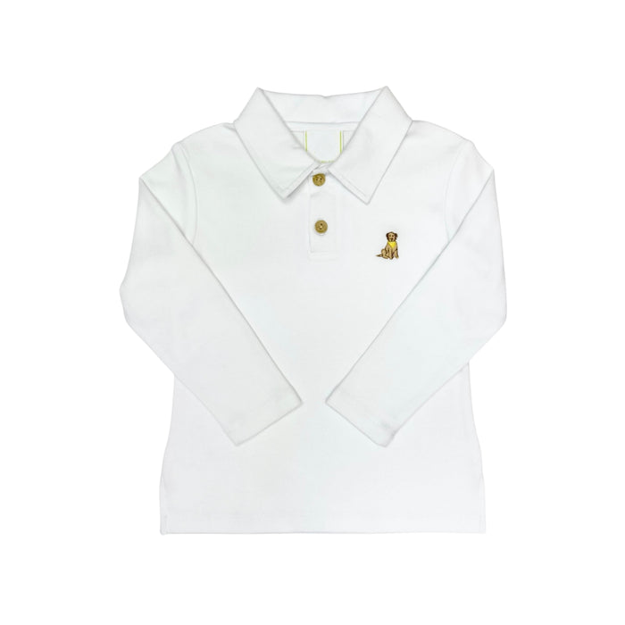 Zuccini Lab Ian L/S Polo-White