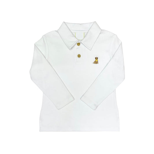 Zuccini Lab Ian L/S Polo-White